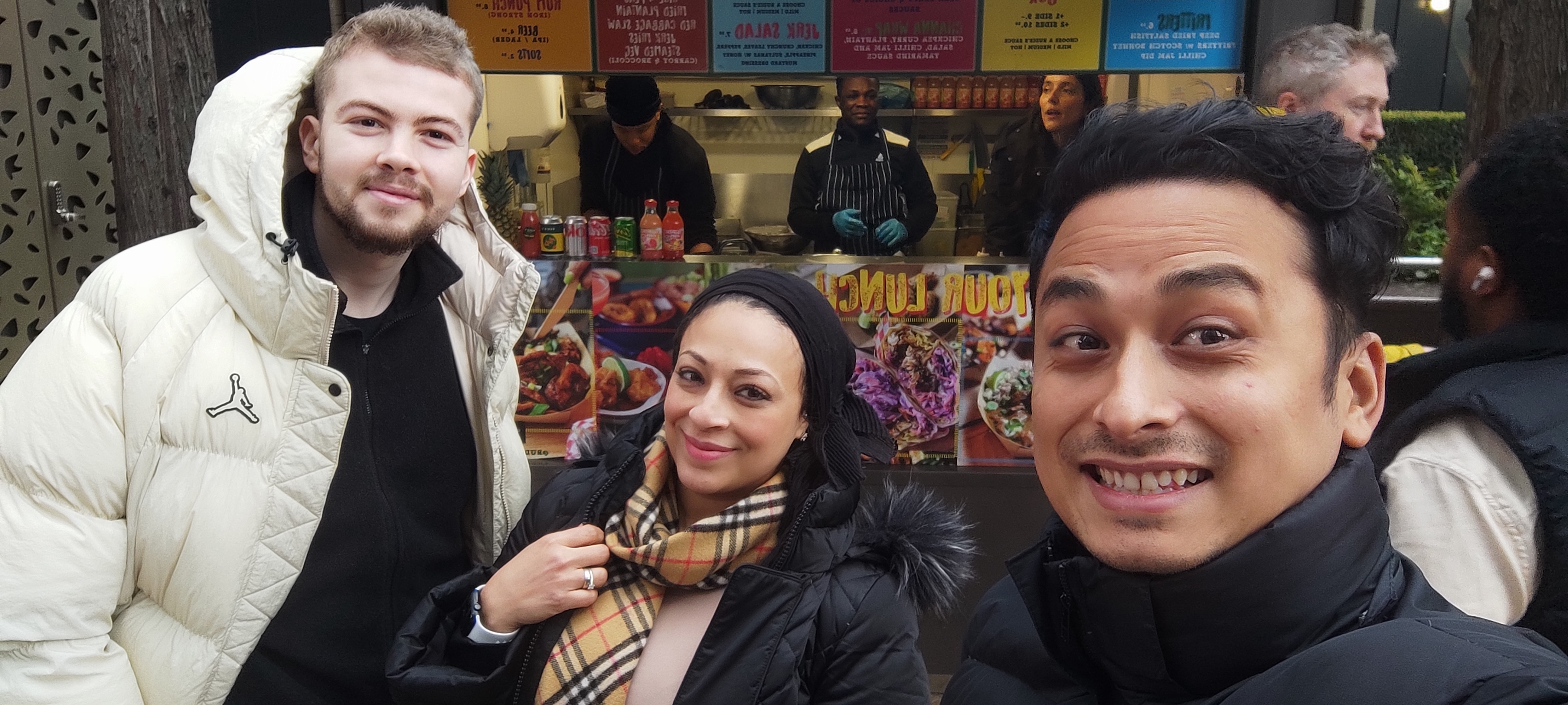 Samir (DevOps), Marwa ( Project Manager) at Canary Wharf