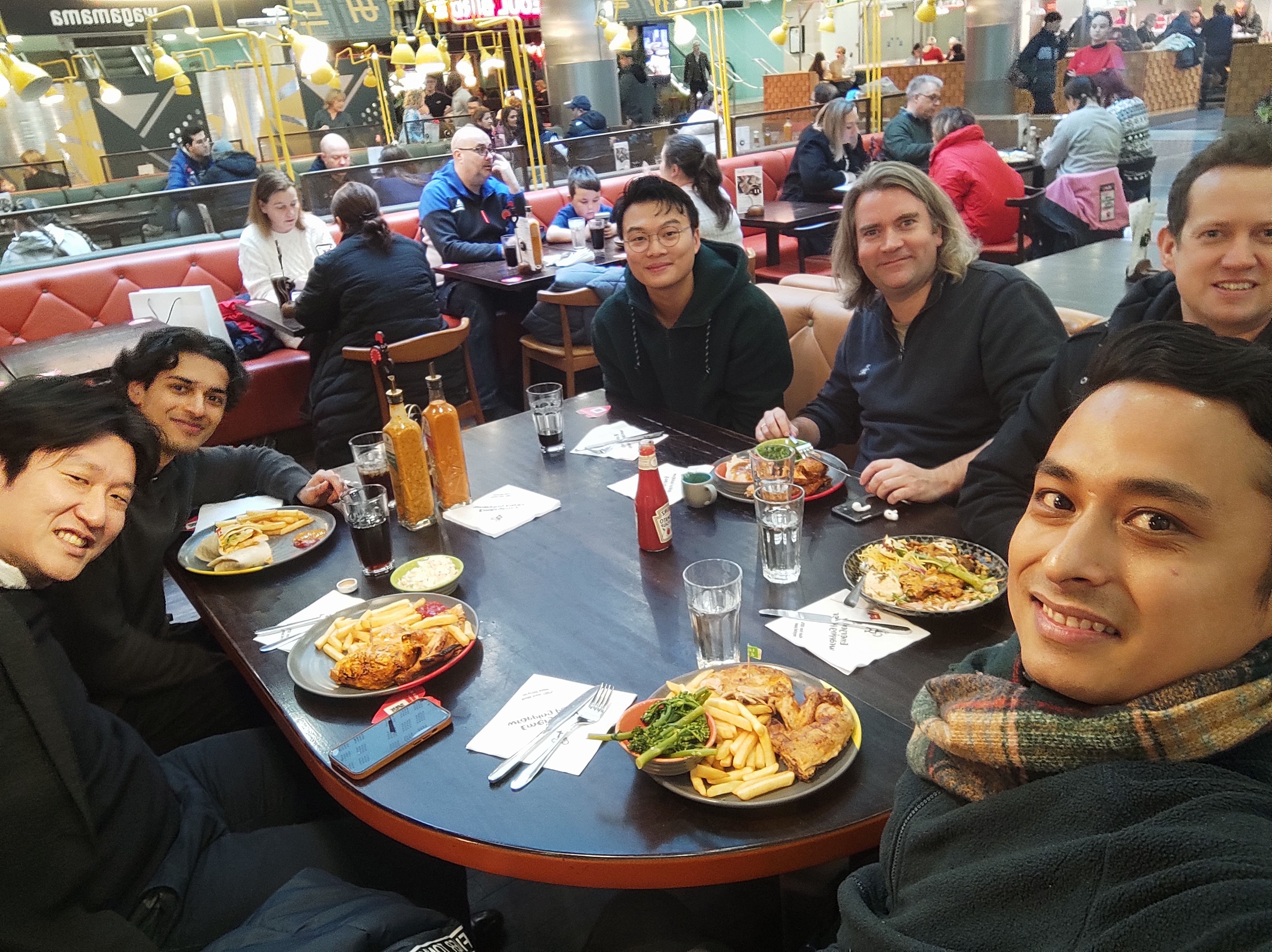 Wookie, Darren, Christian, Mark and Me - Vesuvio Team